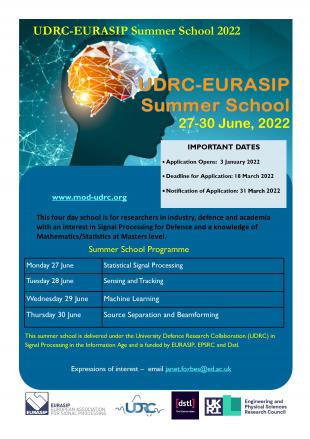 UDRC-EURASIP flyer image